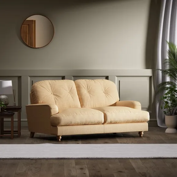 Martha Faux Linen 2 Seater Sofa 2