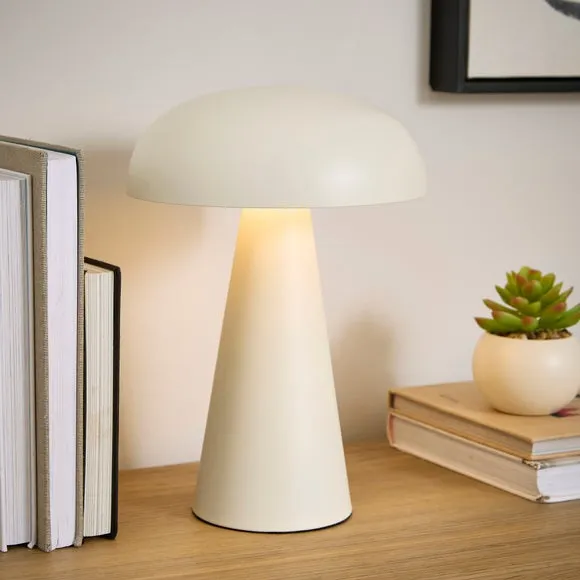 Milo Mushroom Rechargeable Touch Dimmable LED Table Lamp 1