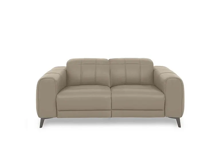 Ezra 2 Seater Leather Sofa - Oyster