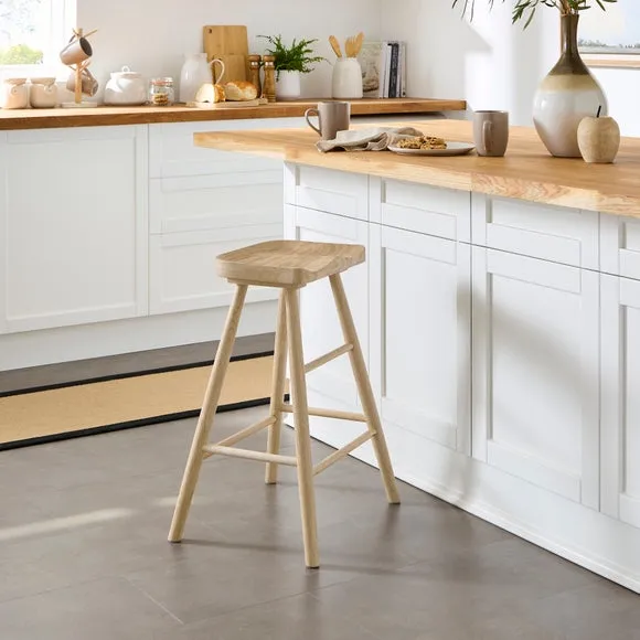 Loxwood Counter Height Bar Stool, Solid Oak 1