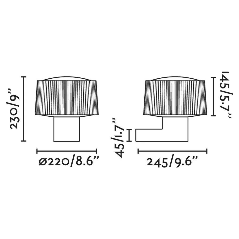 Netlighting Muffin Outdoor Modern Wall Lamp Dark Grey 1x E27 IP44 2