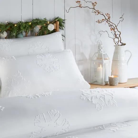Duvet Day Snow Crystal Duvet Cover and Pillowcase Set 2