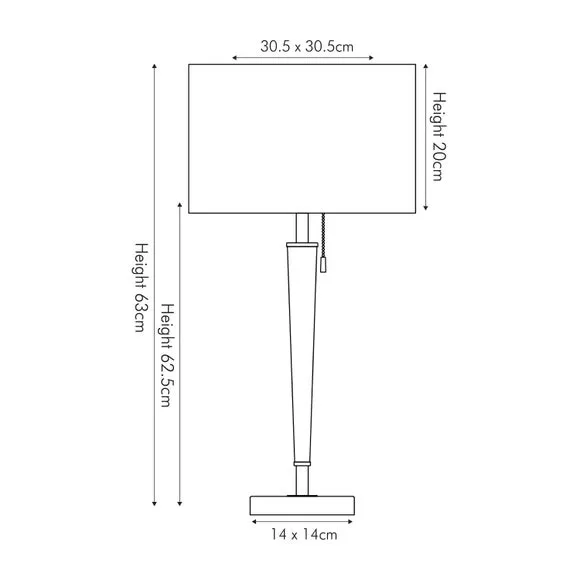 Lowry Metal Table Lamp 5