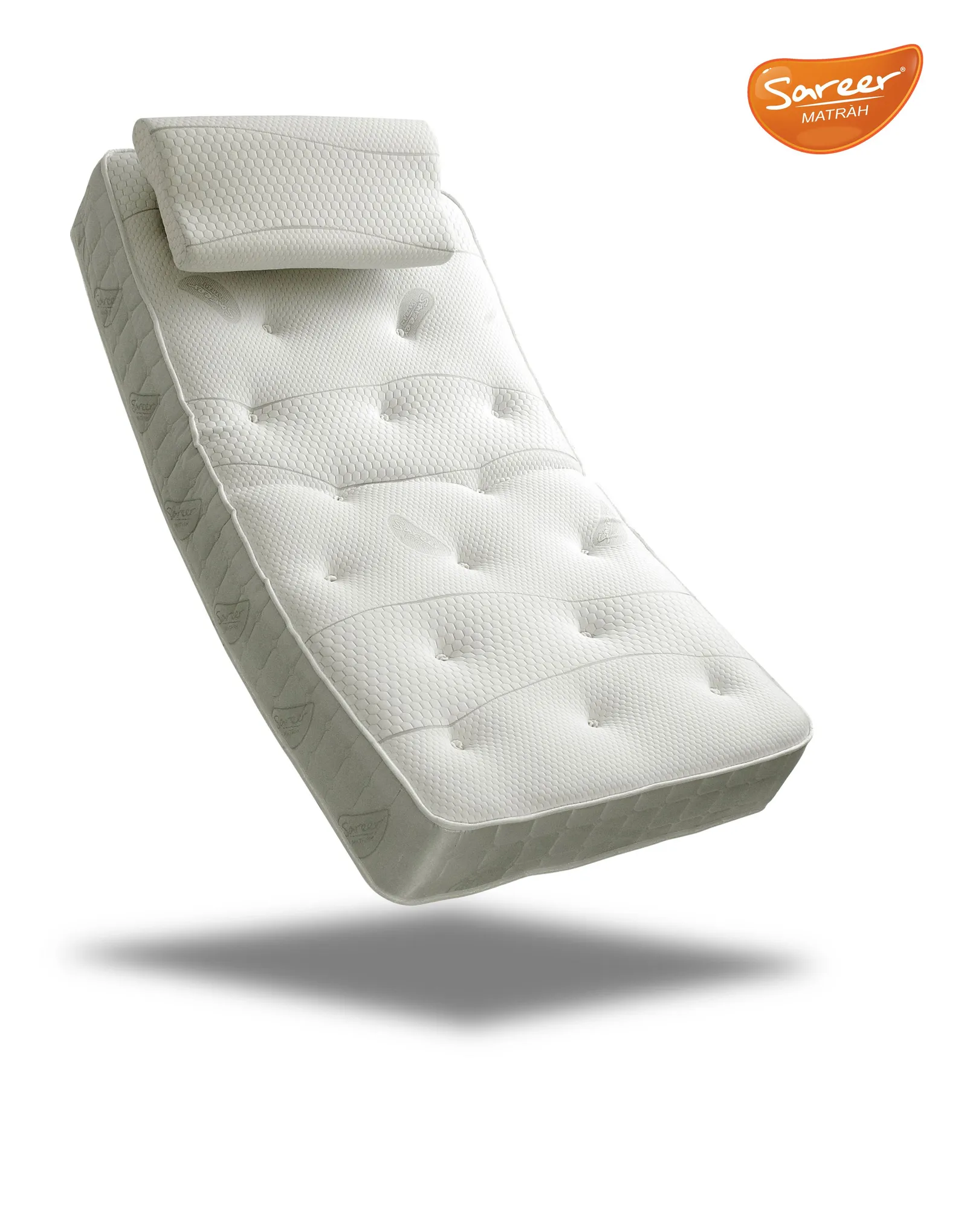 Sareer Furniture Limited Memory Coil Mattress in White 2
