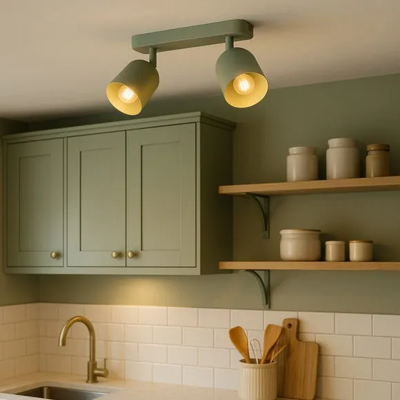 EGLO Tilston Minimalist Dual Ceiling Spotlight 1