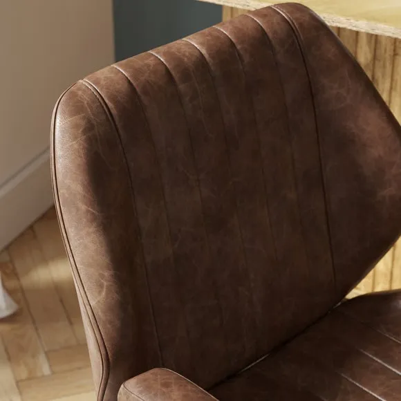 Clement Faux Leather Office Chair 3