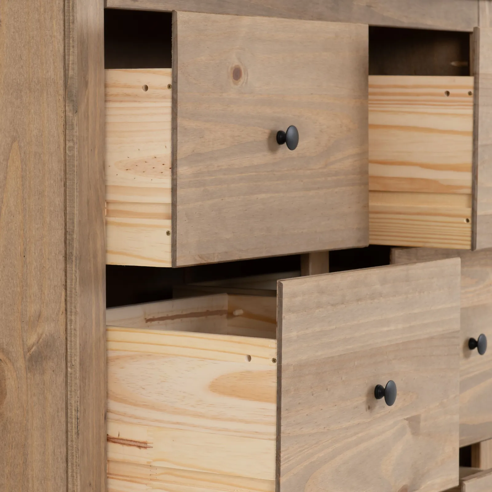 Seconique Panama 6 Drawer Chest in Natural 6