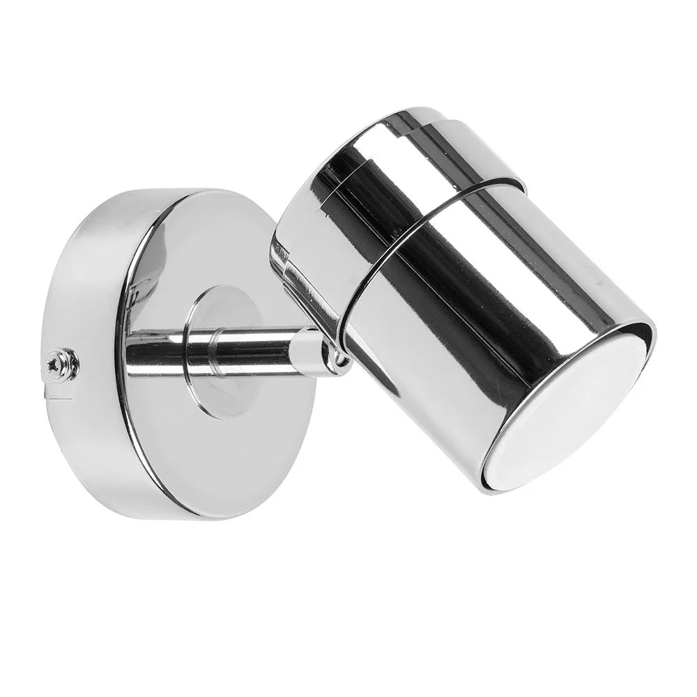 ValueLights Rosie Single Silver Indoor Wall Spotlight 2