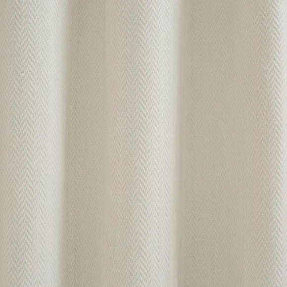 Herringbone Chenille Eyelet Curtains 3