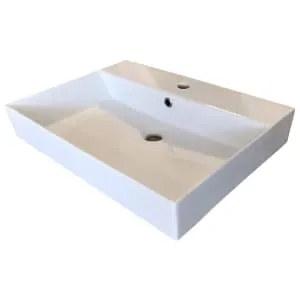 Wickes Rimini Vintage Oak Black Frame Freestanding Vanity Unit & Basin - 850 x 600mm 2