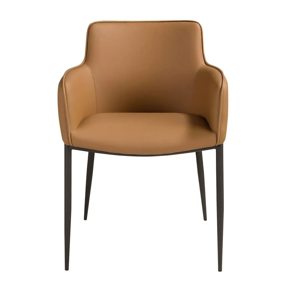Angel Cerda Angel Cerdá brown leatherette dining chair 4177 in Tan 2