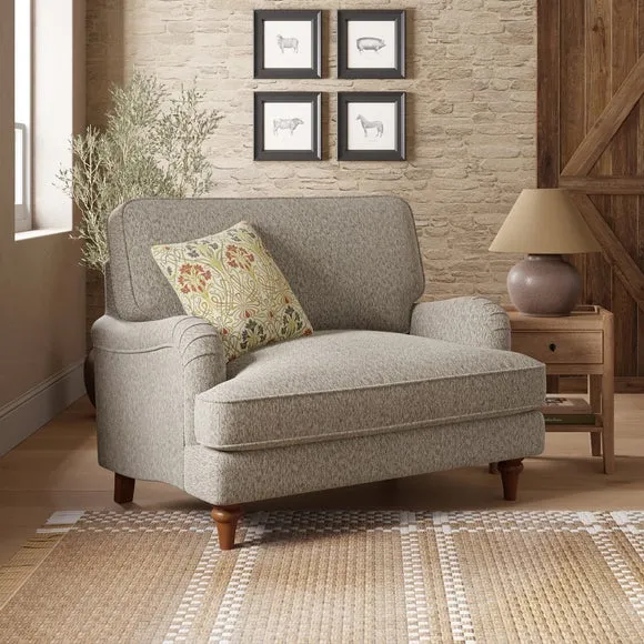 Beatrice II Blended Chenille Snuggle Chair