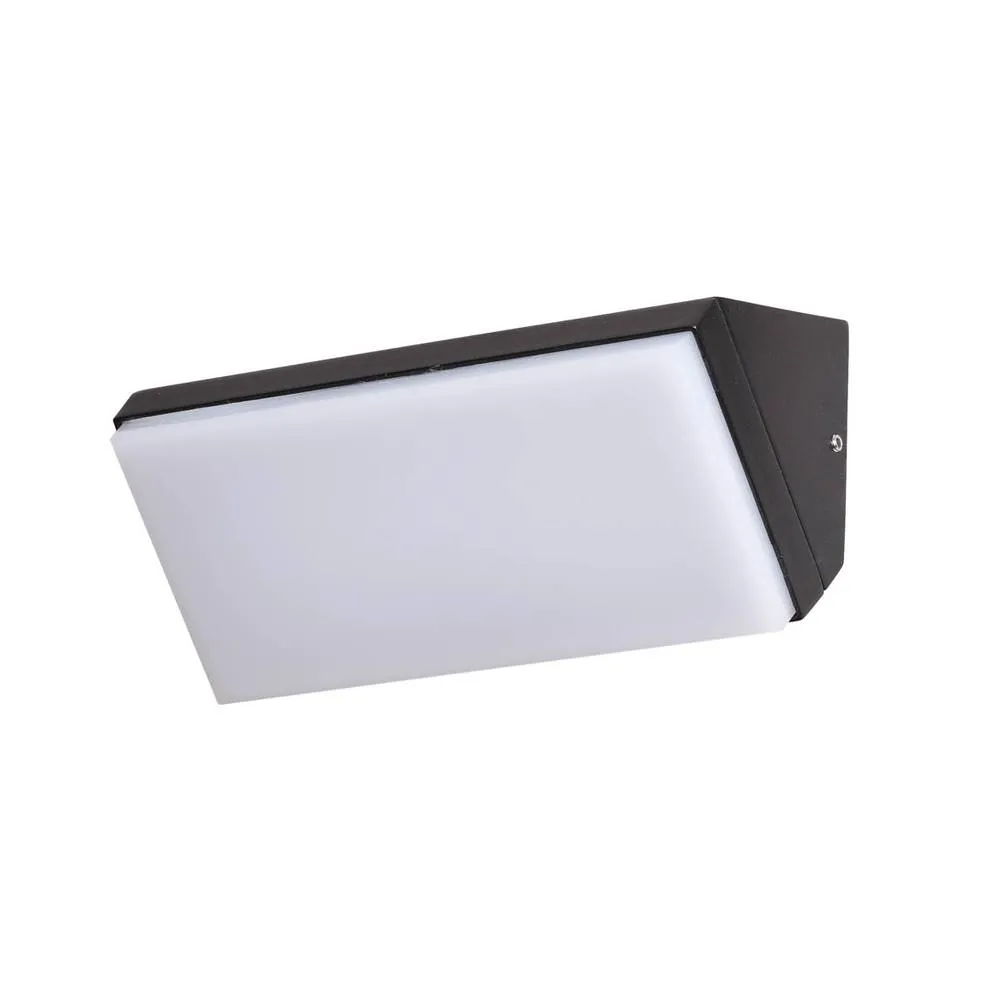 Netlighting Nave Outdoor Wall Down Lamp Black 4000K Neutral White IP65