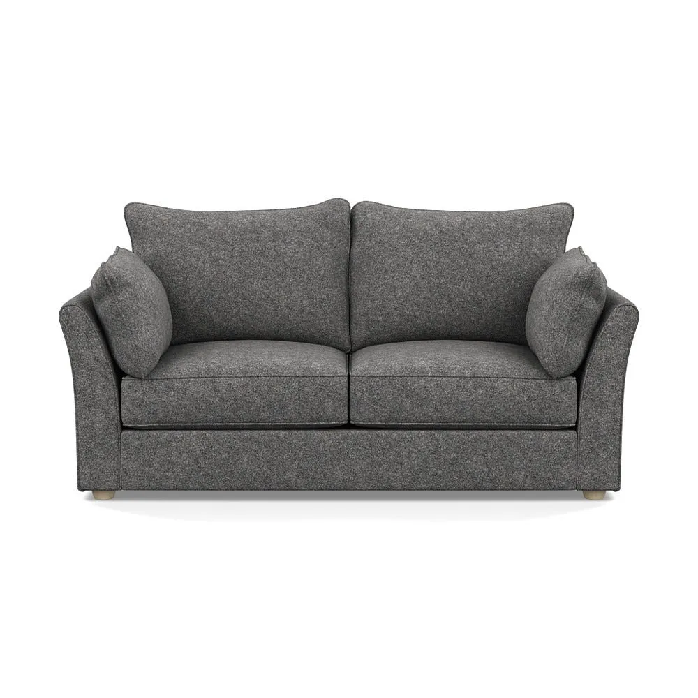 Heal's Tailor 3 Seater Sofa Melton Wool Shale Natural Beech Feet 1