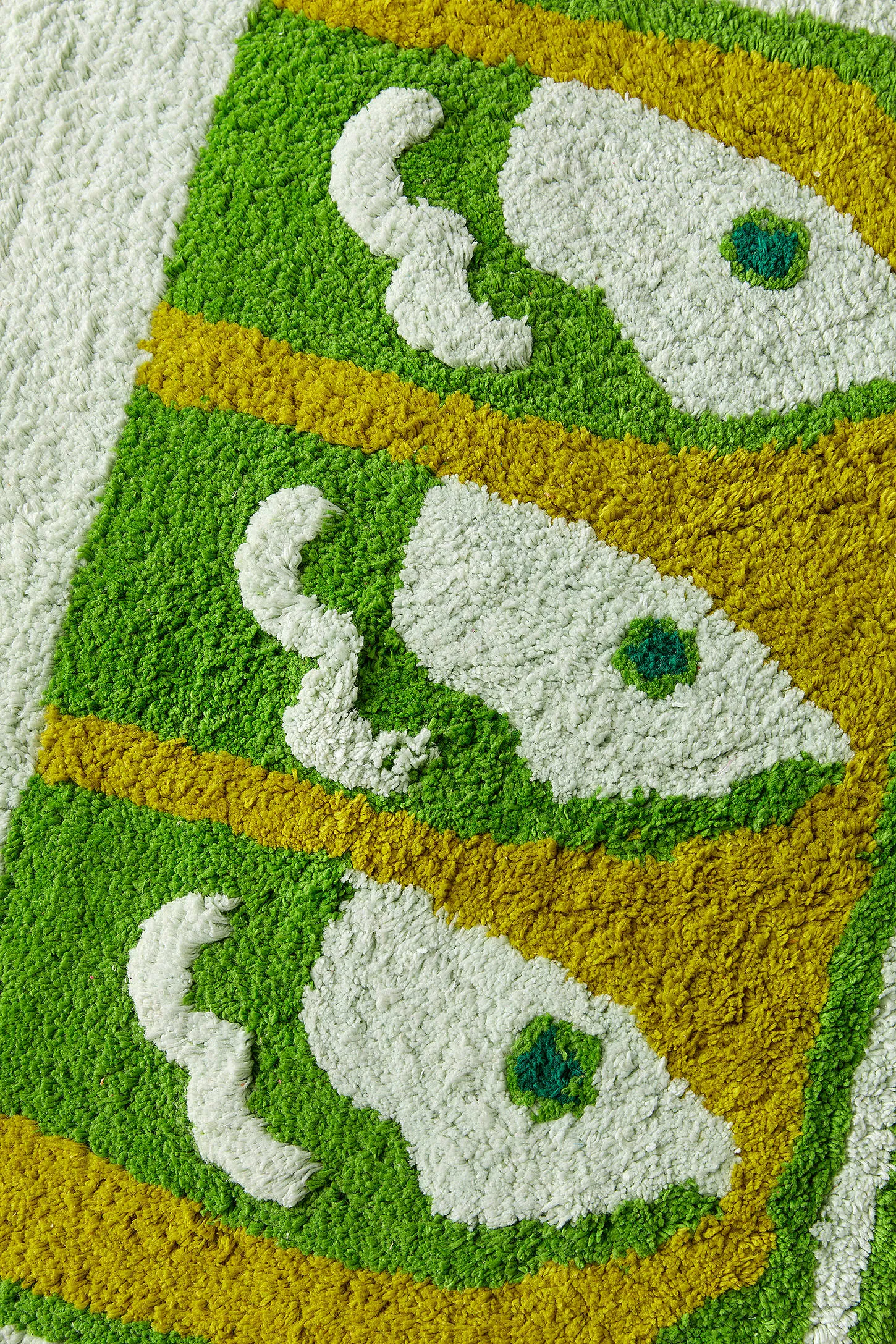 Sardines Bath Mat - Yellow/Green/Pink 50.8cm x 76.2cm 3