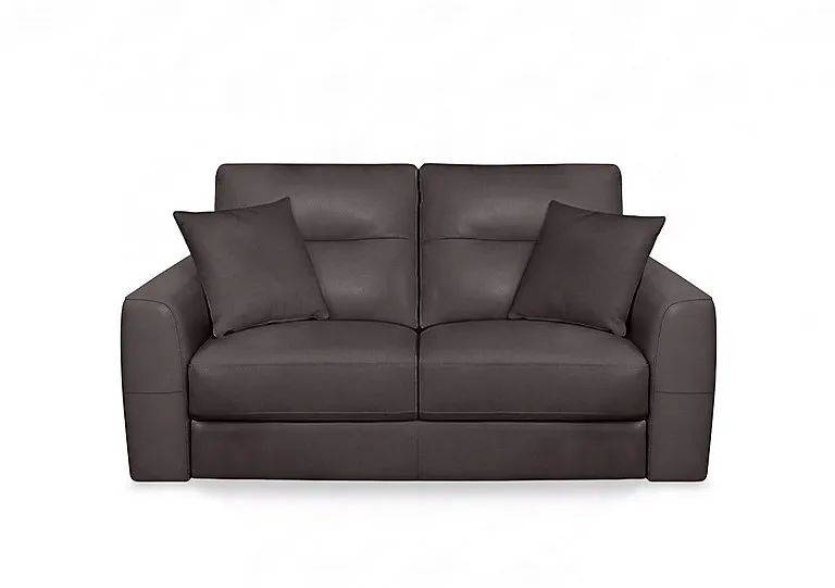 Nest NC Leather 2 Seater Sofa - Dark Chocolate