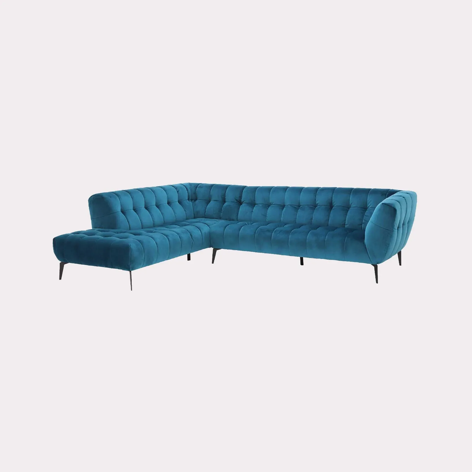 Azalea Corner Group Chaise Left Sofa, Teal | Barker & Stonehouse 5