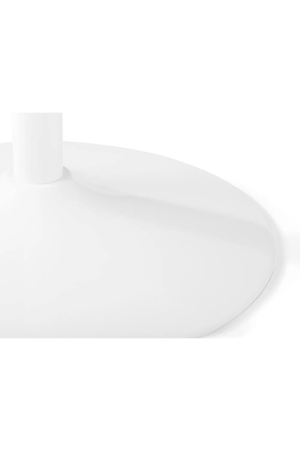 Julian Bowen Blanco Round Pedestal 4 Seater Dining Table in White 4