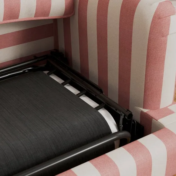 Beatrice II Woven Stripe Single Snuggle Sofa Bed 3