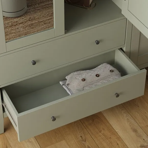 Lynton Mirrored 4 Door Wardrobe 5
