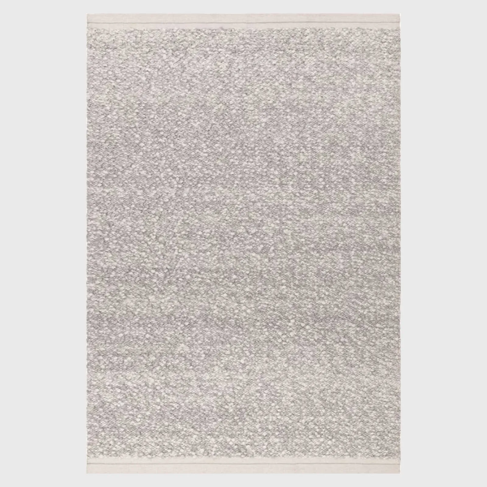 Coen 120X170Cm Rug Silver, Square Wool Blend | Barker & Stonehouse