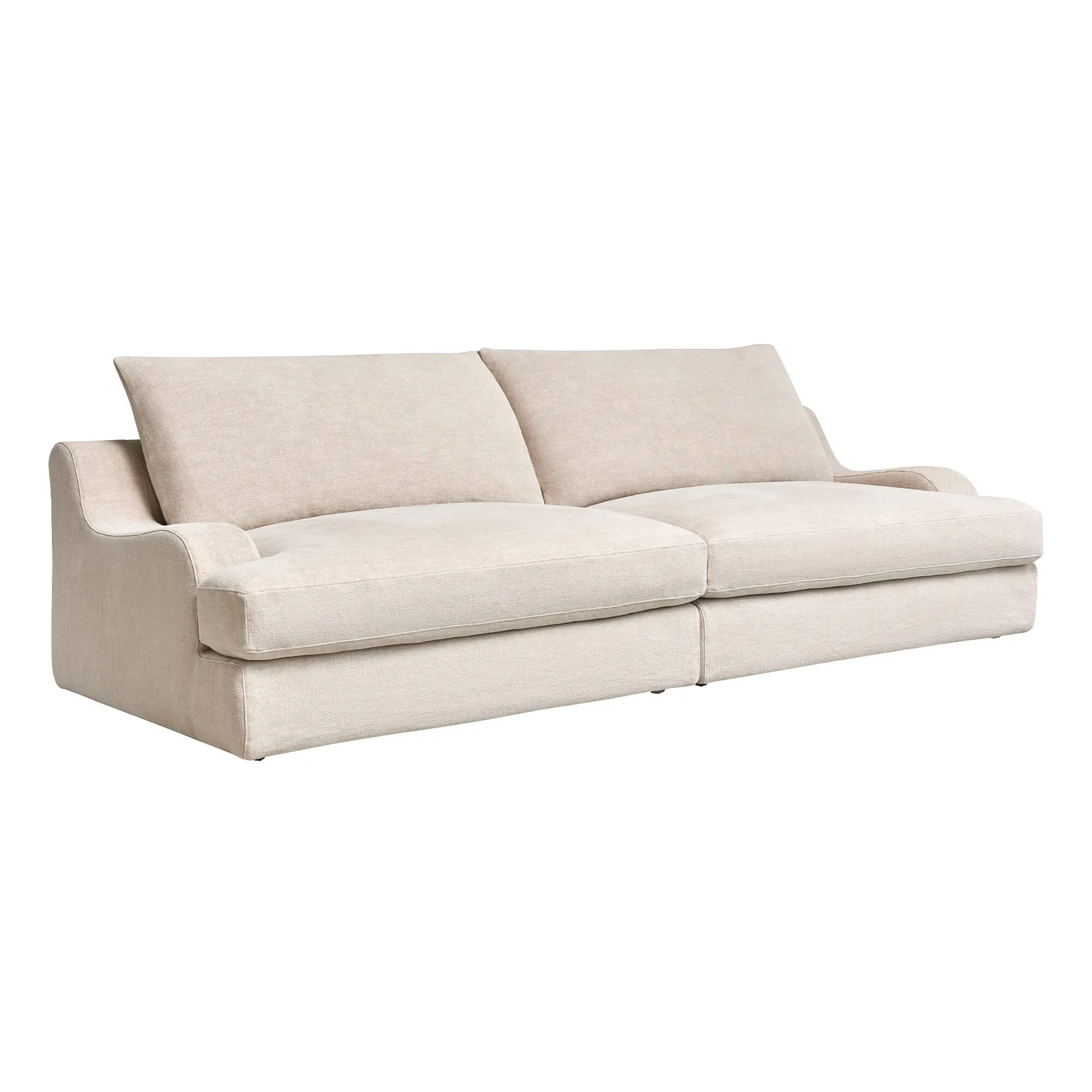 Timothy Oulton Antwerp 3.5 Seater Sofa, Neutral Fabric | Barker & Stonehouse 2