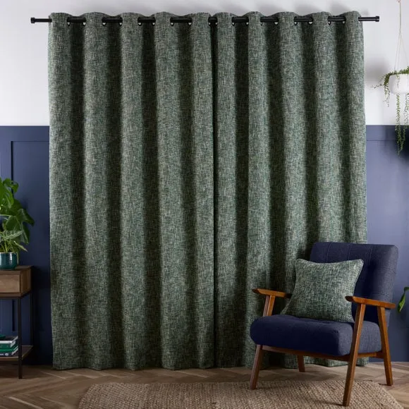 Everson Boucle Eyelet Curtains 4