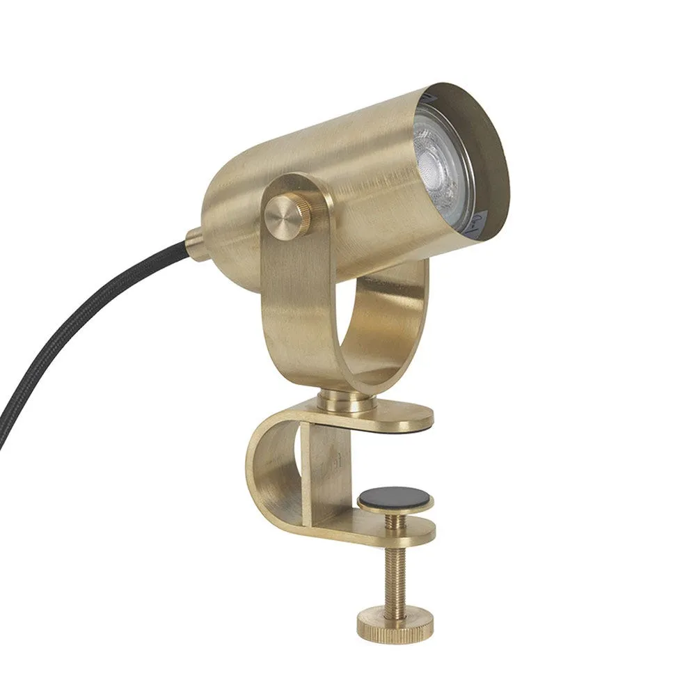ferm LIVING Ruuvi Clip Lamp Brass 2