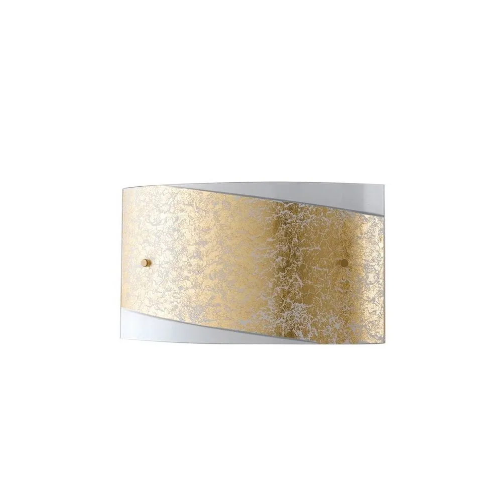 Netlighting PARIS 4 Light Flush Wall Light Gold 45x25cm