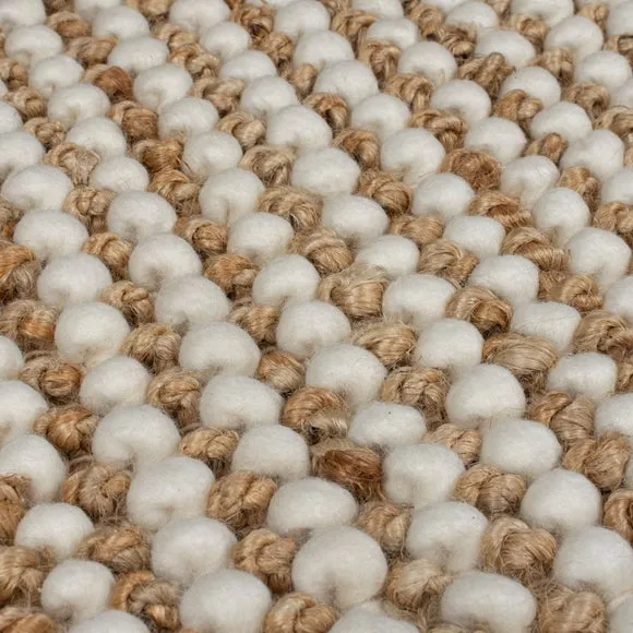 Jute Bobble Textured Chunky Rug 2