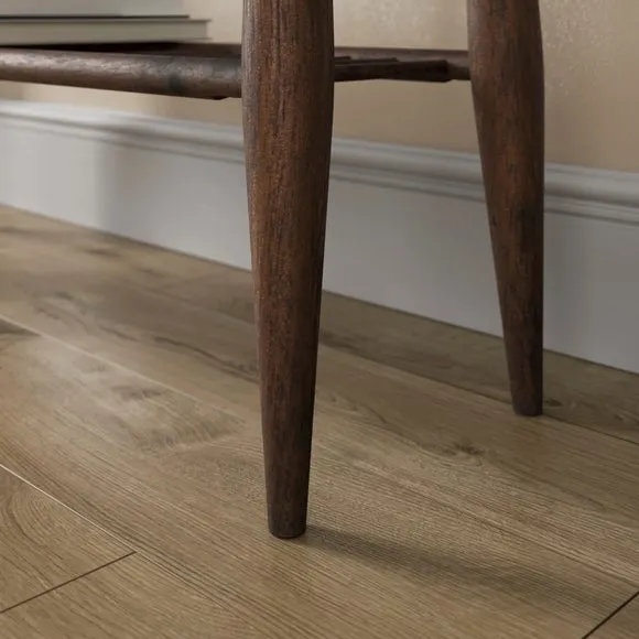 Haider Console Table with Shelf, Acacia Wood 4