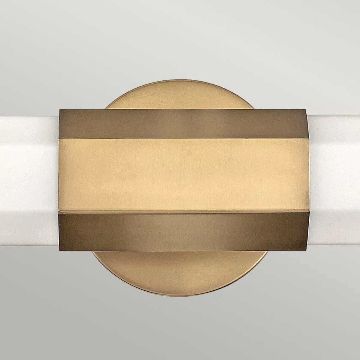 Netlighting Hinkley Facet Integrated LED Bathroom Wall Lamp Heritage Brass 3000K IP44 in Yellow 2