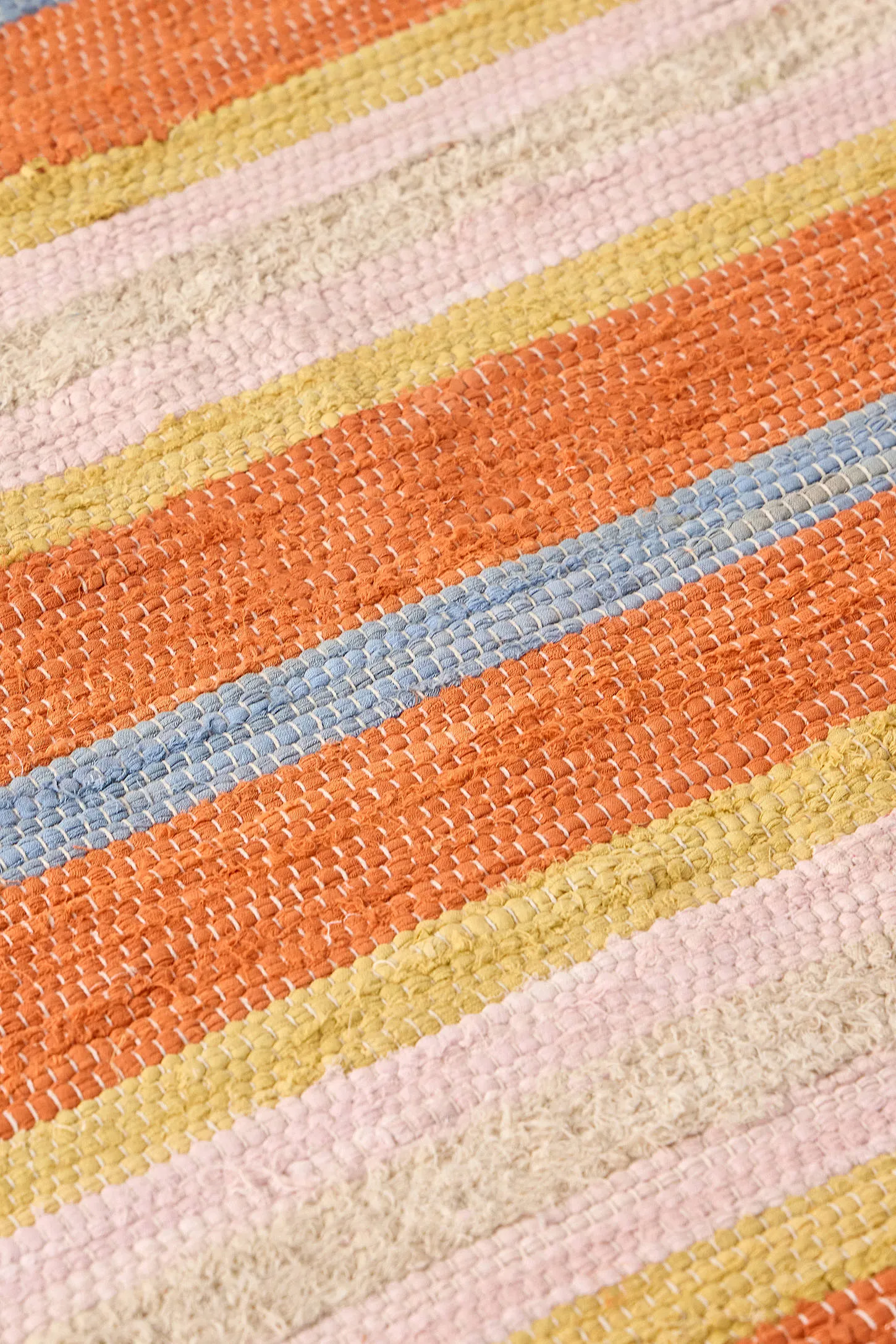 Orange Stripe 3x5ft / 90x150cm Rug - Orange 2