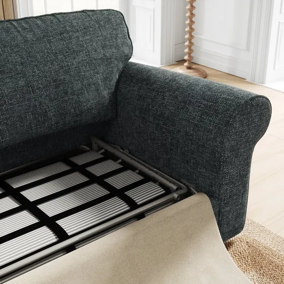 Flori Chunky Chenille 2 Seater Sofa Bed 3