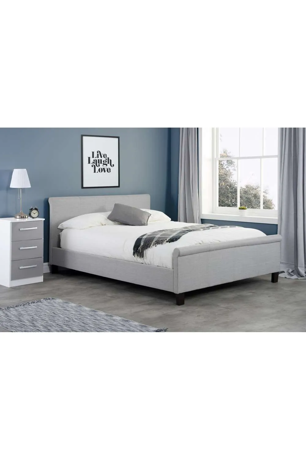 Birlea Stratus Bed in Grey