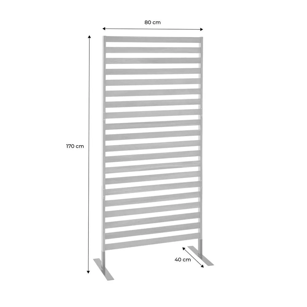 sweeek 80cm outdoor wooden screen in Brown 5