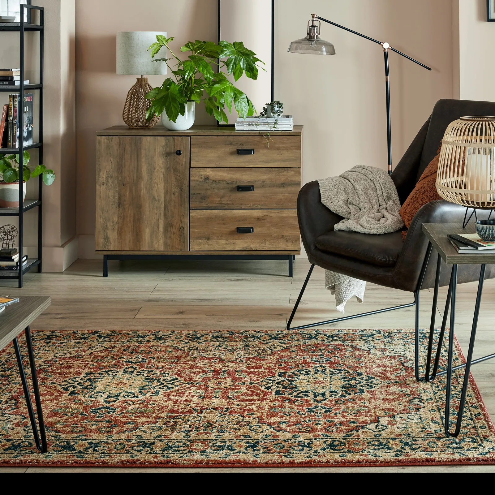 Nella Traditional Rug Orange