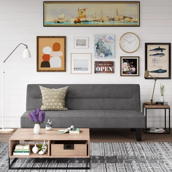 Kebo Velvet Clic Clac Compact Double Sofa Bed 2