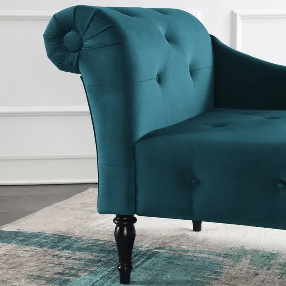 Wisteria Velvet Chaise Lounge 3