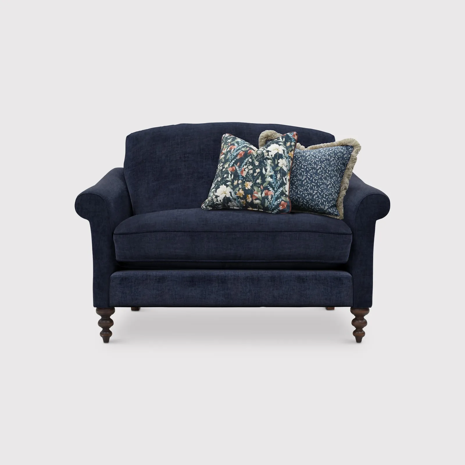 English Heritage Clover 26 Cuddler With Pre Set Scatters, Blue Fabric | Barker & Stonehouse