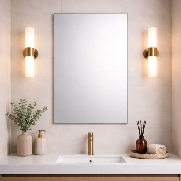Frameless Rectangle Venetian Wall Mirror 2