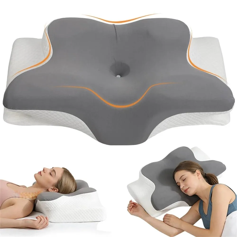 SPETLEK Ergonomic Cervical Pillow, A in Grey