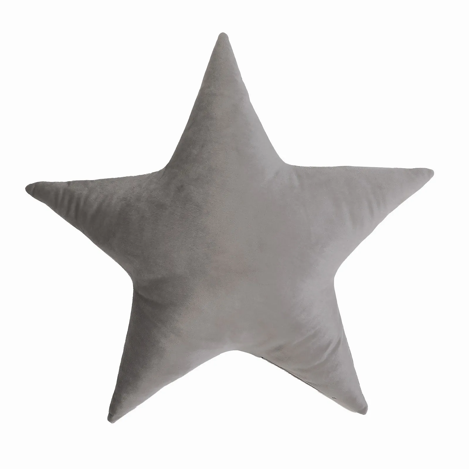 Star Velvet Cushion - Silver