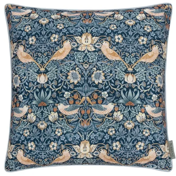 Morris & Co. Strawberry Thief Outdoor Square Cushion