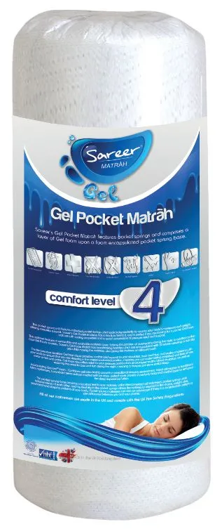 Sareer Furniture Limited Gel Pocket Mattress in White 5