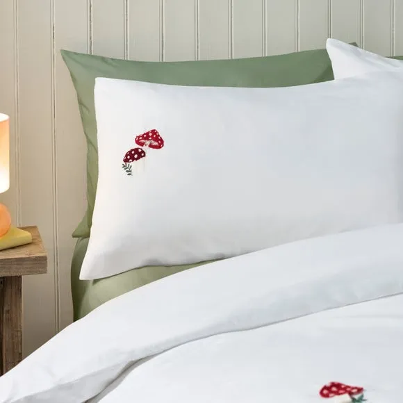 Catherine Lansfield Woodland Crochet Duvet Cover & Pillowcase Set 3