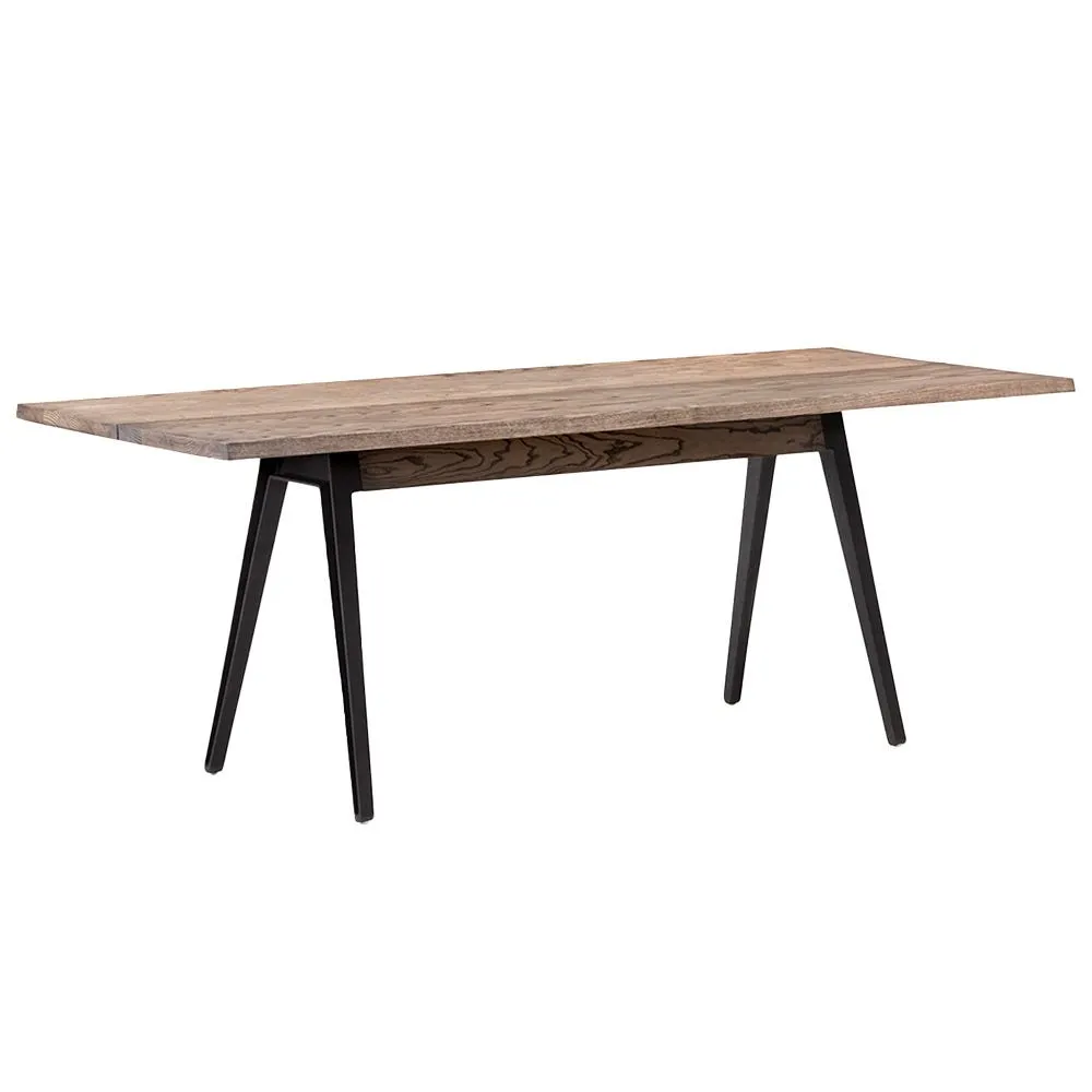 De La Espada Welles Large Dining Table Black Oiled Ash 240cm 2