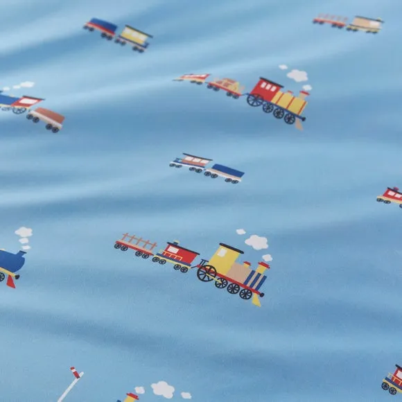 Little Trains Quilt Cover and Pillowcase Set 4