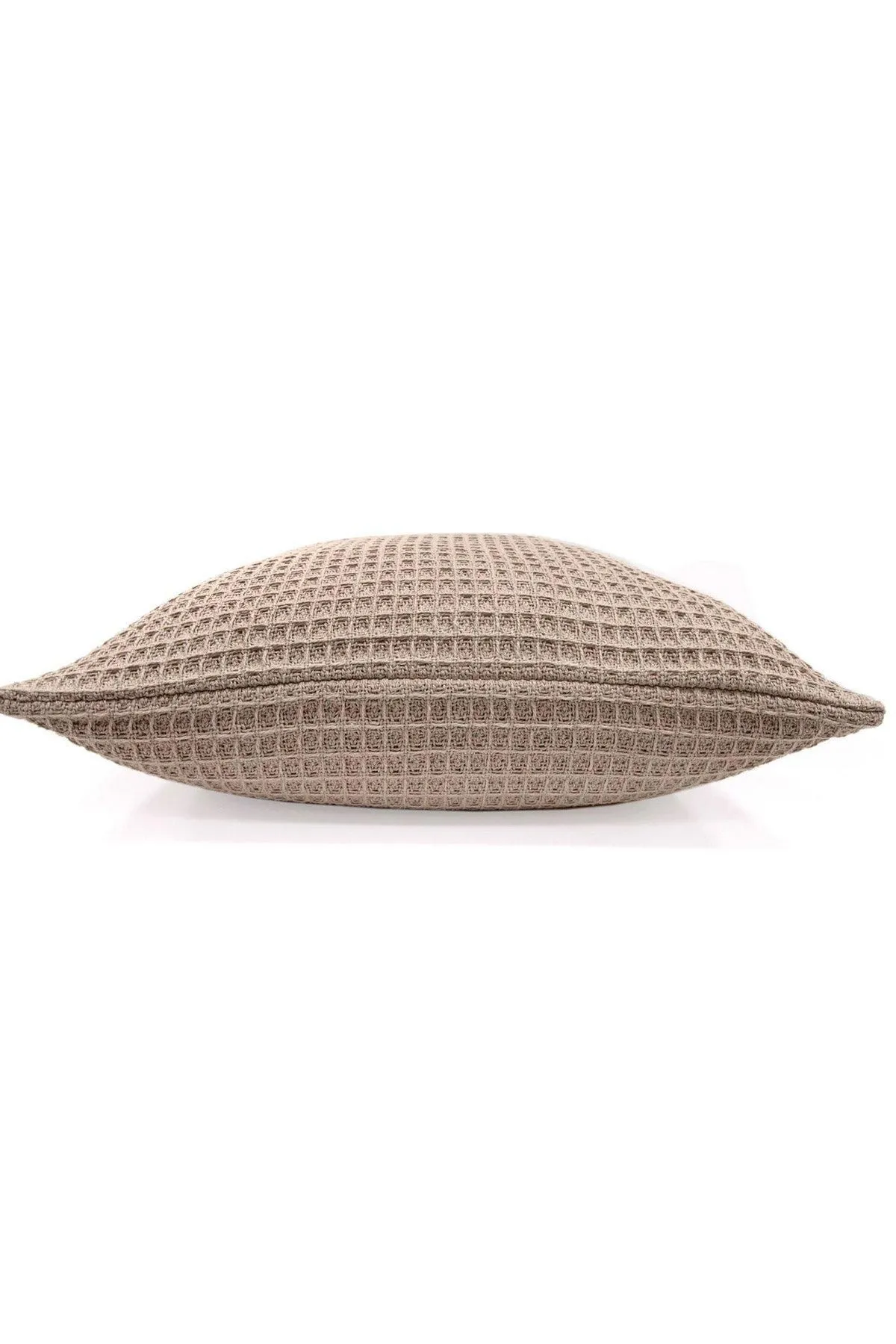 Appletree 'Bruges' Filled Cushion With Geo Waffle Texture in Natural 5