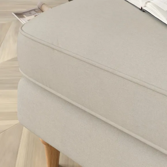 Beatrice II Luna Fabric Footstool 4
